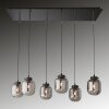 Fischer & Honsel Regi Pendant Light black, 6-light sources