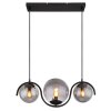 Globo PORRY Pendant Light black, 3-light sources