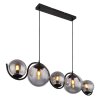 Globo PORRY Pendant Light black, 5-light sources