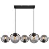 Globo PORRY Pendant Light black, 5-light sources