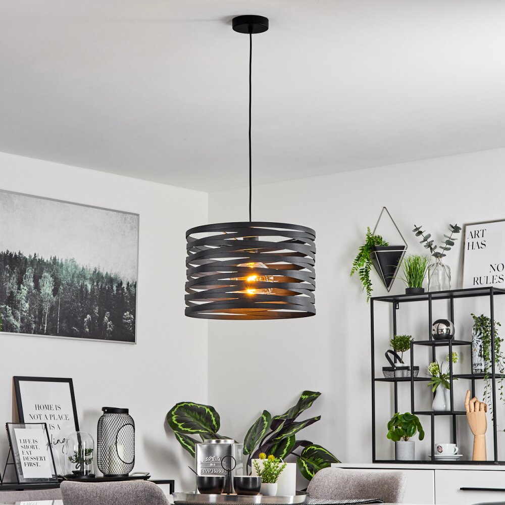 Bust Pendant Light black, 1-light source