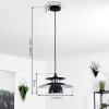 Pietranera Pendant Light black, 1-light source