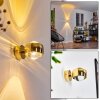 Sapri Wall Light gold, 1-light source