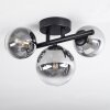 Chehalis Ceiling Light black, 3-light sources