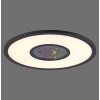 Leuchten-Direkt ASTRO Ceiling Light LED black, 2-light sources, Remote control, Colour changer