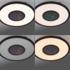 Leuchten-Direkt ASTRO Ceiling Light LED black, 2-light sources, Remote control, Colour changer