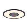 Leuchten-Direkt ASTRO Ceiling Light LED black, 2-light sources, Remote control, Colour changer