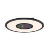 Leuchten-Direkt ASTRO Ceiling Light LED black, 2-light sources, Remote control, Colour changer