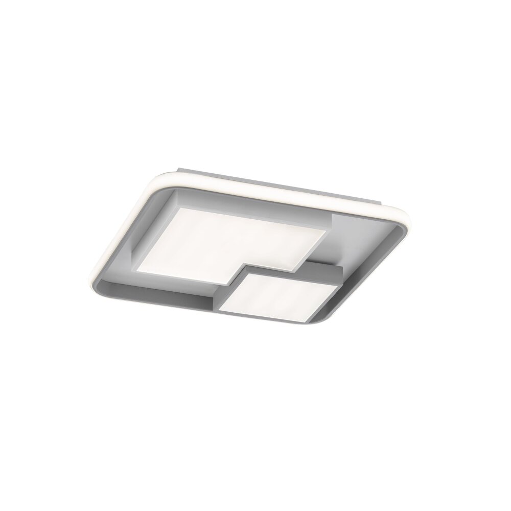Wofi FELA Ceiling Light LED grey, white, 3-light sources