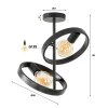 Hover Ceiling Light anthracite, 2-light sources