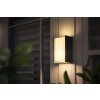 Philips Hue Turaco Outdoor Wall Light set x 2 LED anthracite, 1-light source