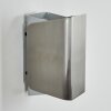 Bafueiras Outdoor Wall Light LED matt nickel, white, 1-light source, Remote control, Colour changer