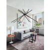 Luce Design Shanghai Pendant Light LED black, 8-light sources