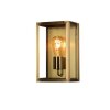 Konstsmide Carpi Outdoor Wall Light brass, 1-light source