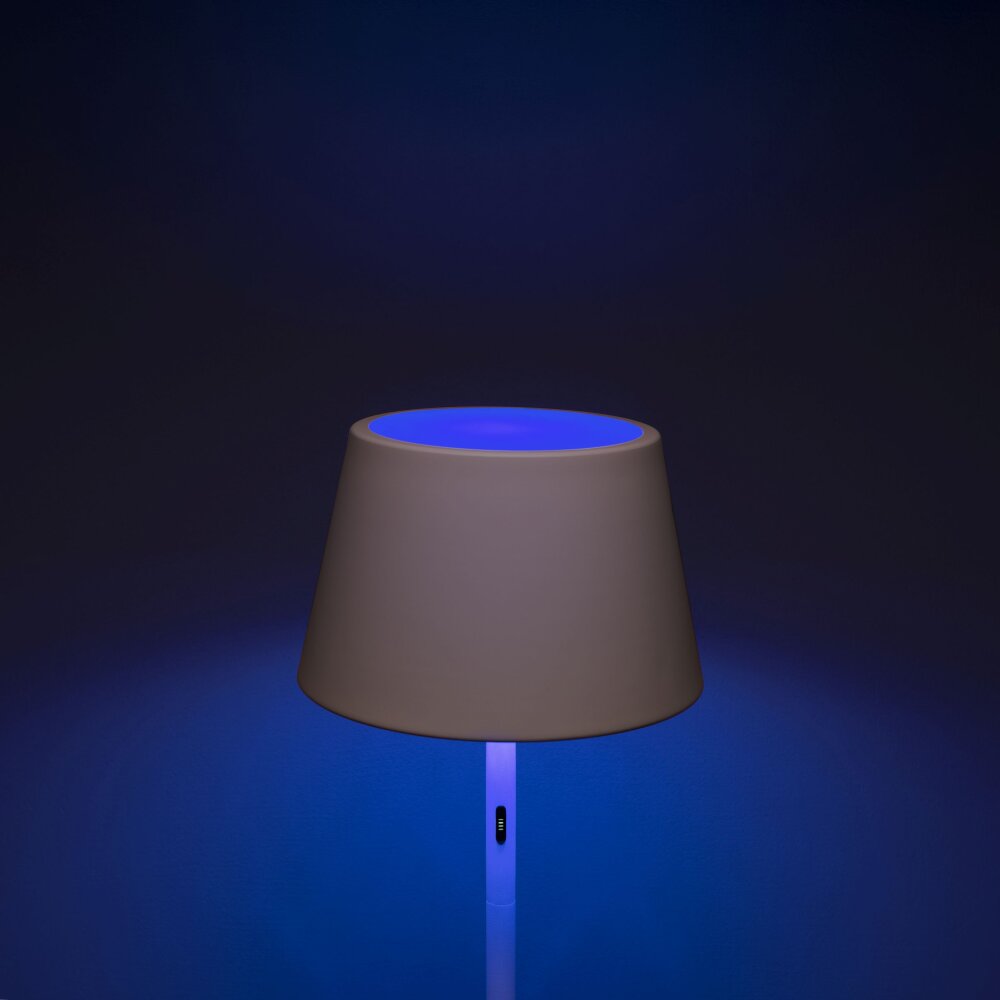 Konstsmide Pomezia outdoor floor lamp LED white, 1-light source, Colour changer