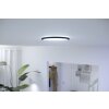 Philips WiZ Super Slim Ceiling Light LED black, 1-light source