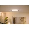 Philips WiZ Super Slim Ceiling Light LED black, 1-light source