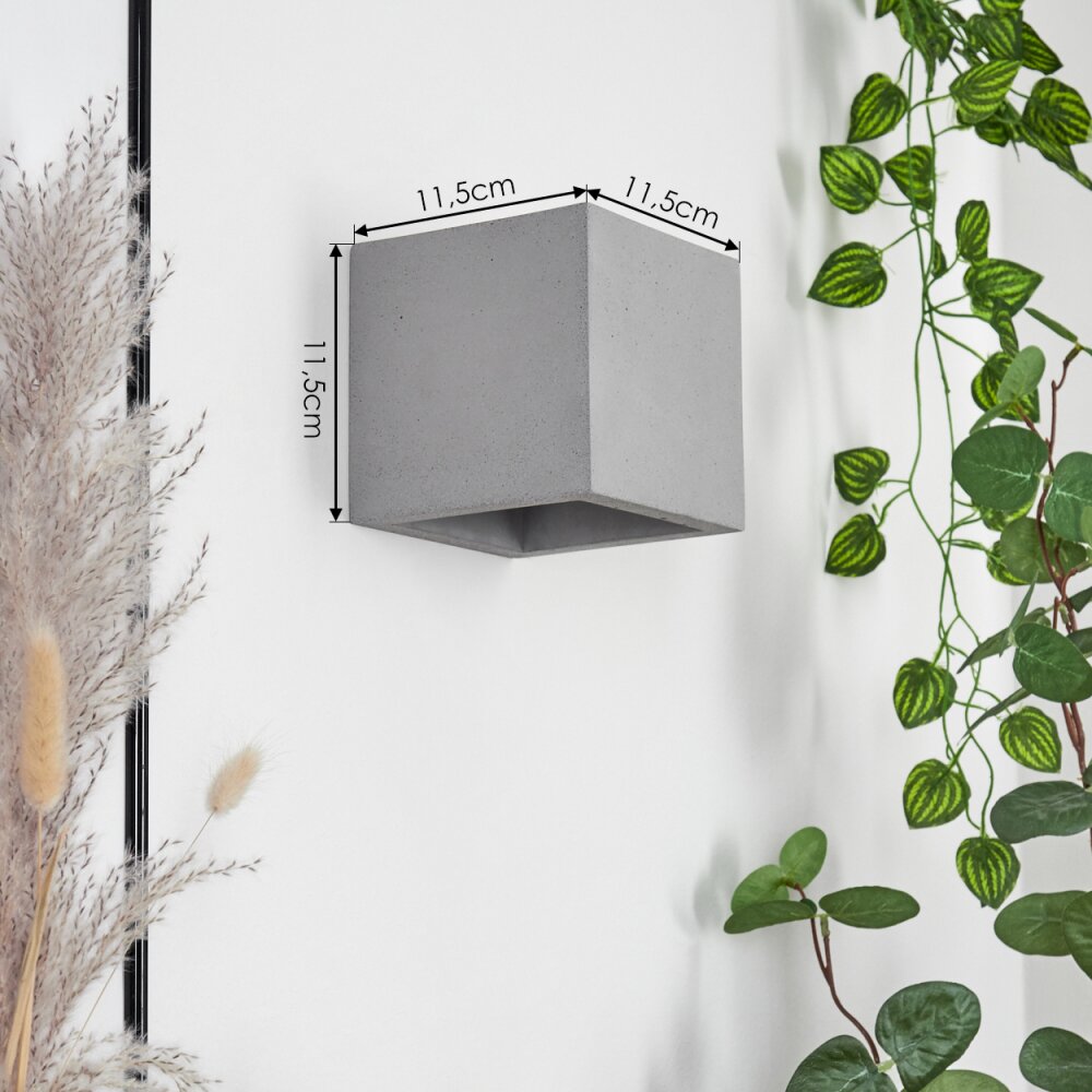 Stettler Wall Light grey, 1-light source