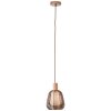 Brilliant Wallace Pendant Light Mocha, 1-light source