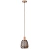 Brilliant Wallace Pendant Light Mocha, 1-light source