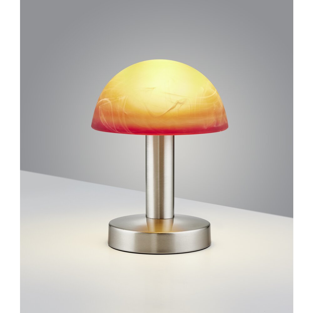 Trio Fynn 2 Table lamp matt nickel, 1-light source