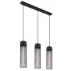 Globo HANS Pendant Light black, 3-light sources