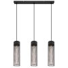 Globo HANS Pendant Light black, 3-light sources