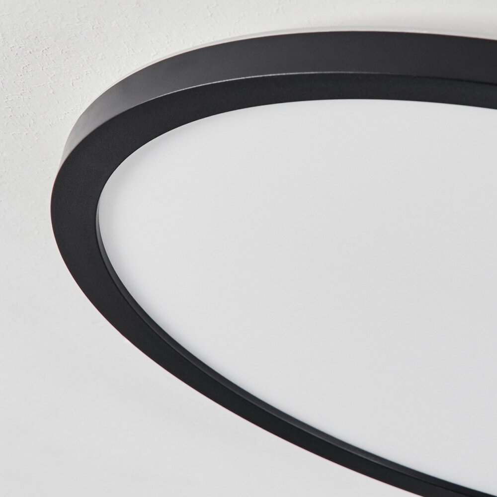 Sasinhosa Ceiling Light LED black, 1-light source, Remote control