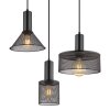 Globo JEDD Pendant Light black, 6-light sources