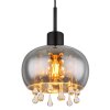 Globo CORRY Pendant Light black, 1-light source