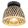 Globo COLLY Ceiling Light black, 1-light source