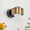 Sapri Wall Light antique brass, black, 1-light source