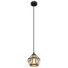 Globo LOIS Pendant Light brass, black, 1-light source