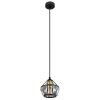 Globo LOIS Pendant Light brass, black, 1-light source