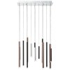 Brilliant Living Cembalo Pendant Light LED brown, 14-light sources