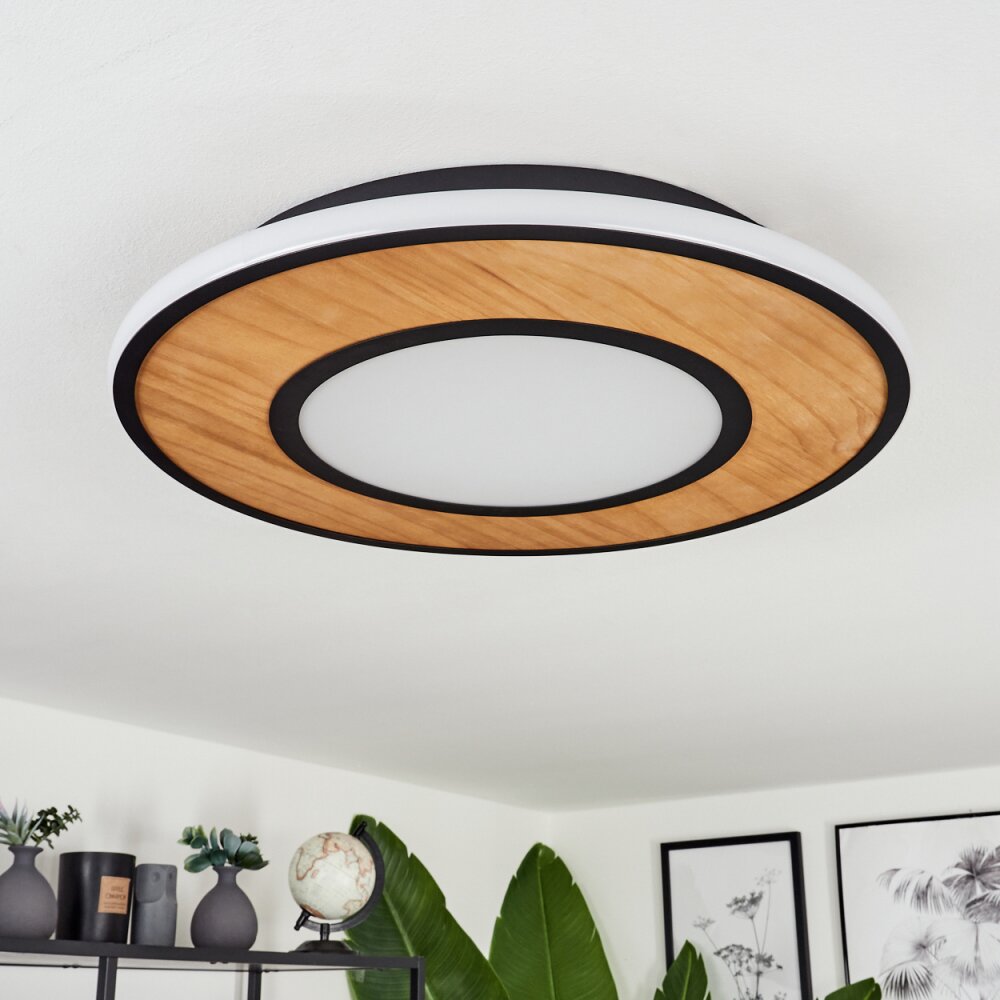Chrop Ceiling Light LED black, 1-light source