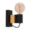 Eglo BAILRIGG Wall Light Ecru, black, 1-light source