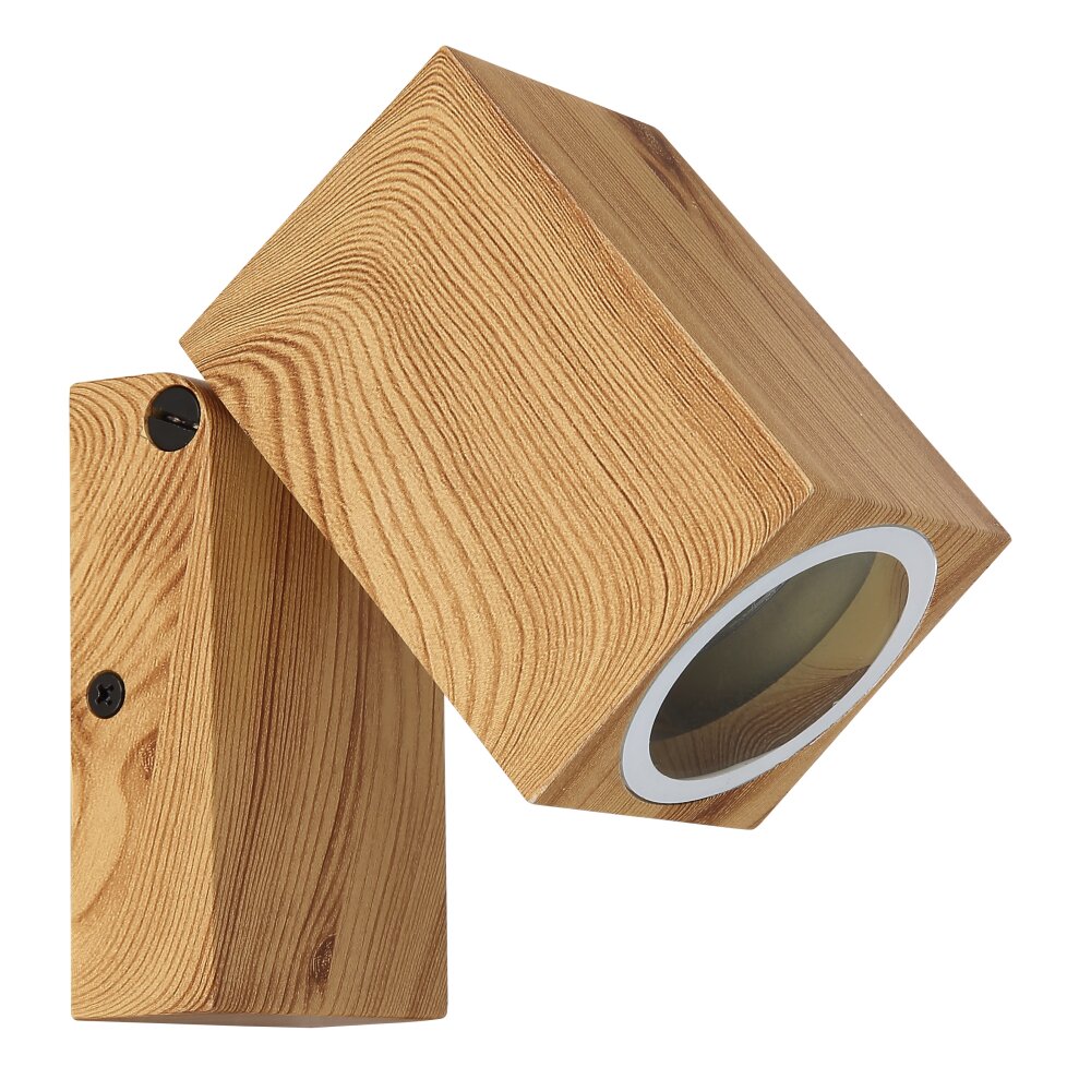 Globo VERONIKA Outdoor Wall Light Wood like finish, 1-light source