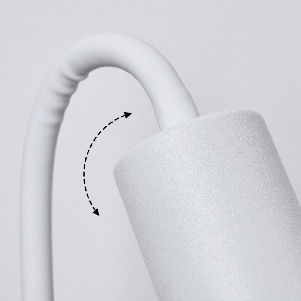 Javel clamp-on light white, 1-light source