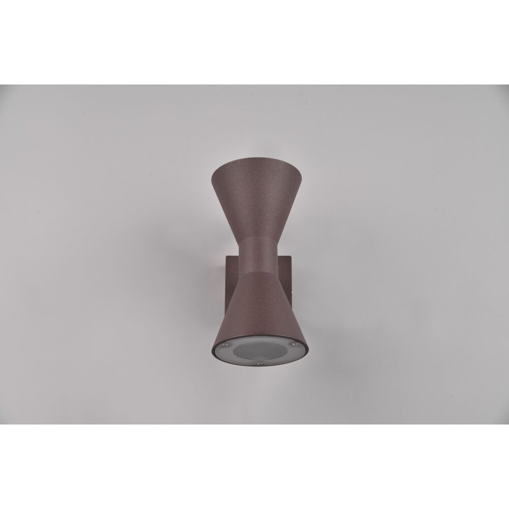 Trio Ardas Outdoor Wall Light rust-coloured, 2-light sources