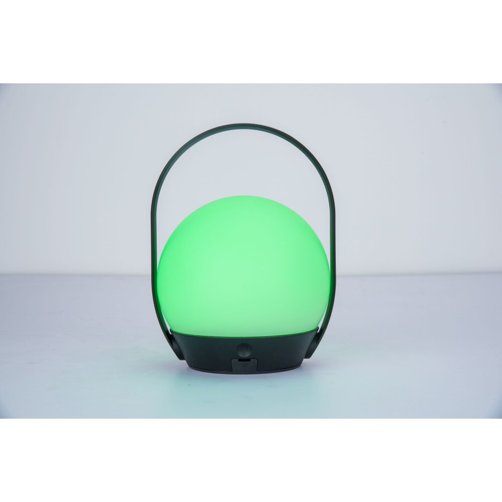 Lutec Cardi Table lamp LED black, white, 1-light source, Colour changer