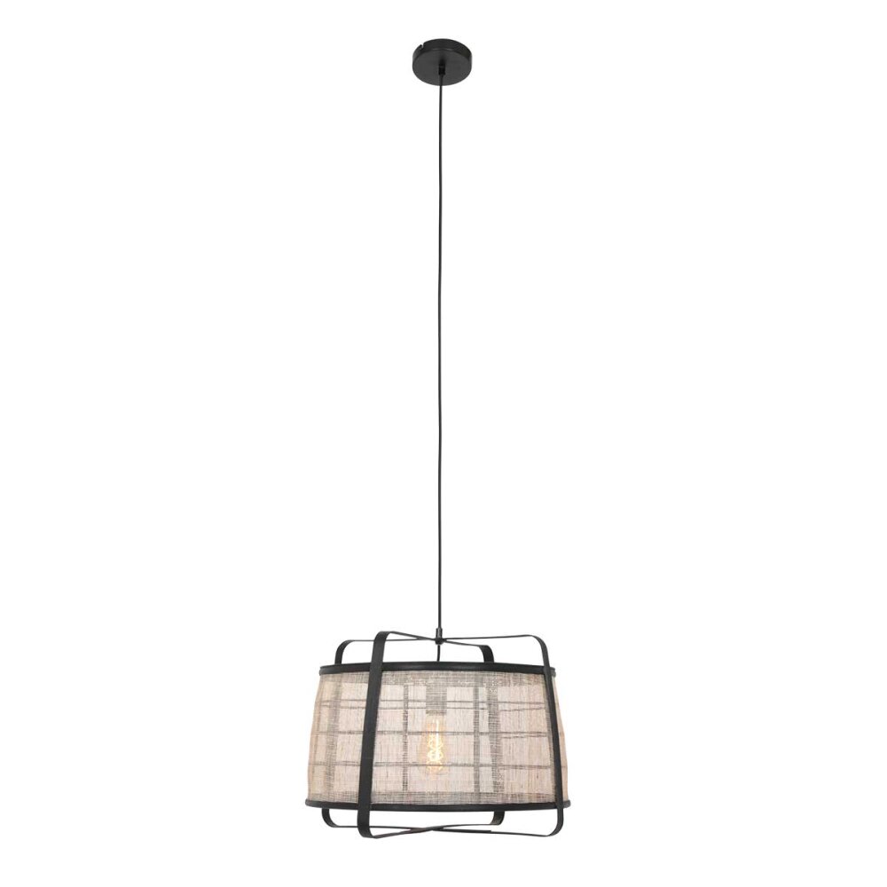 Steinhauer Capos Pendant Light black, 1-light source