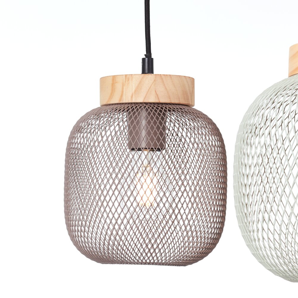 Brilliant Giada Pendant Light black, 3-light sources
