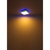 Globo JAXXI Ceiling Light LED black, 2-light sources, Remote control, Colour changer