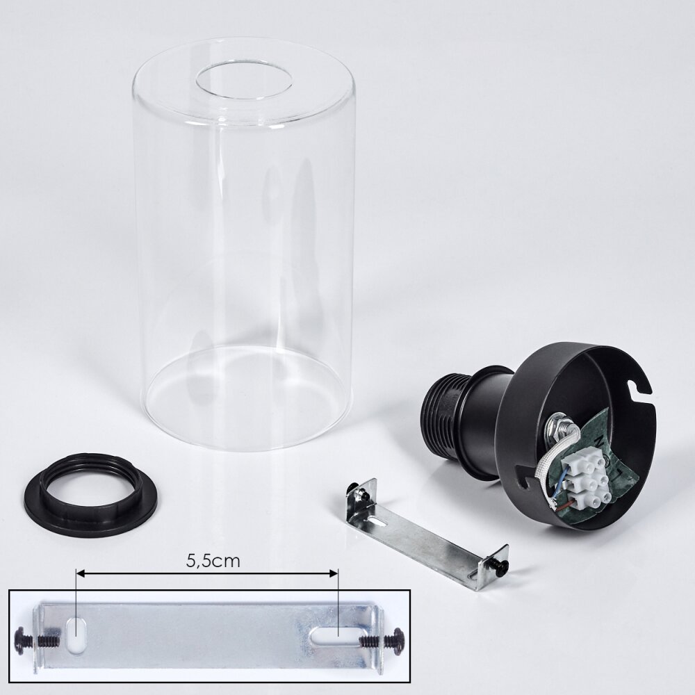 Hunouri Ceiling Light black, 1-light source
