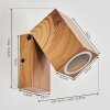 Skaabu Outdoor Wall Light Wood like finish, 1-light source