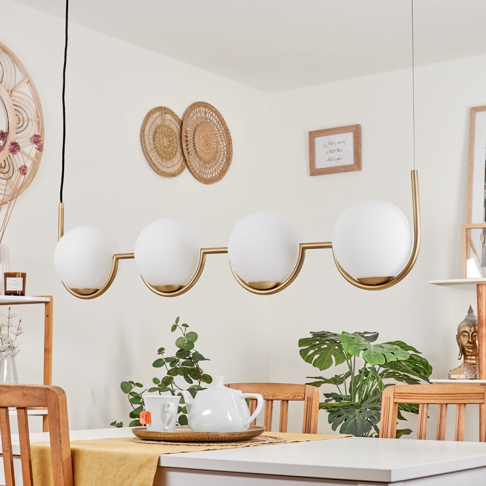 Lisca Pendant Light gold, 4-light sources