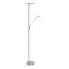 Steinhauer Daphne UpLighter LED brushed steel, 2-light sources