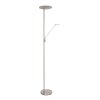 Steinhauer Daphne UpLighter LED brushed steel, 2-light sources