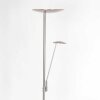 Steinhauer Daphne UpLighter LED brushed steel, 2-light sources